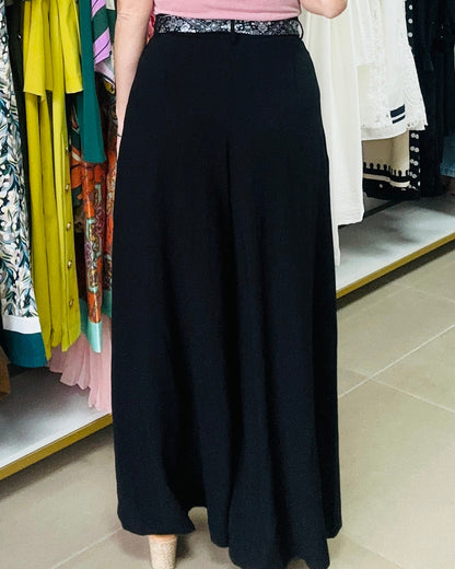 Bandana Black  Palazzo Pants