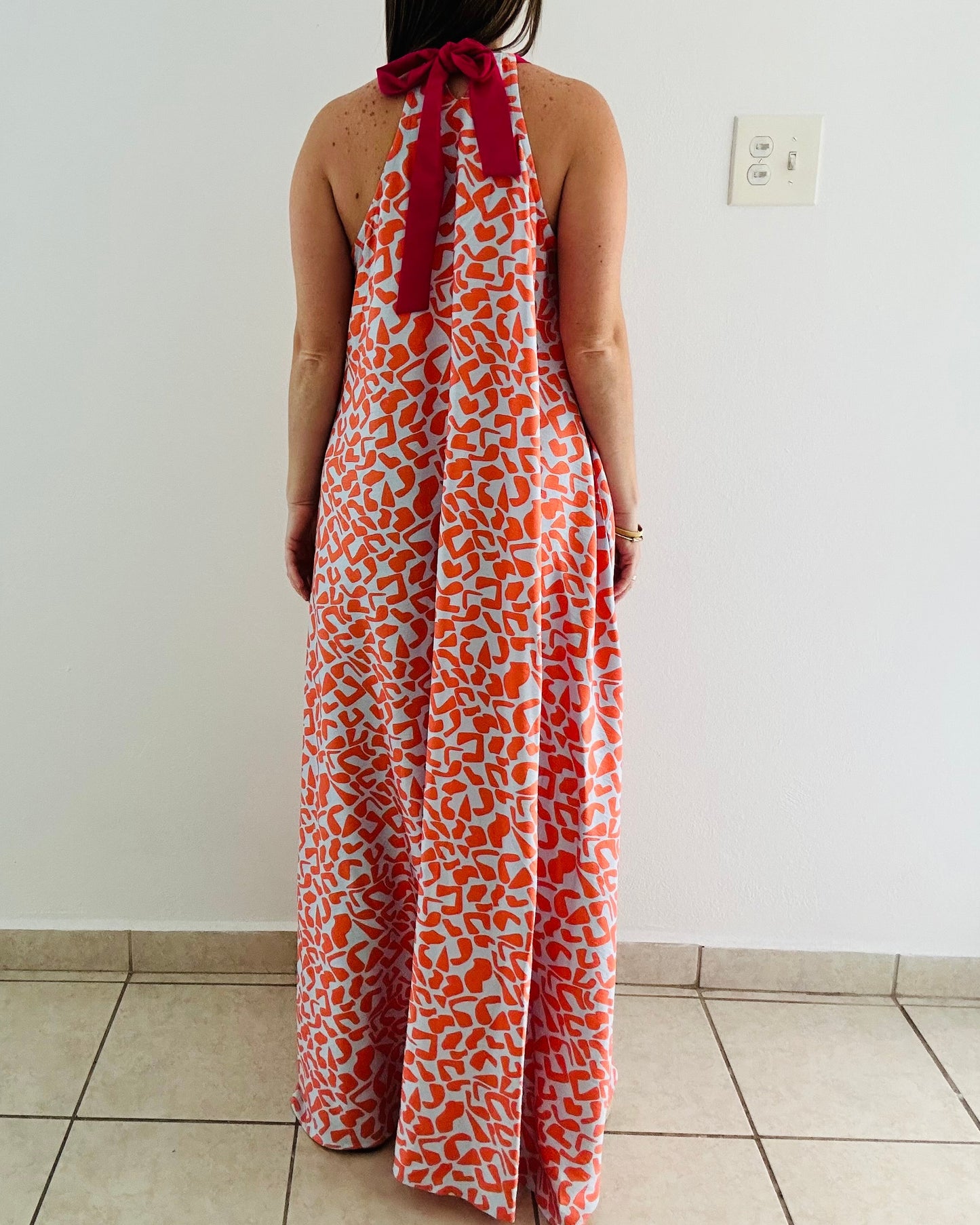 Fushia Maxi Dress By Liliana Esquivia