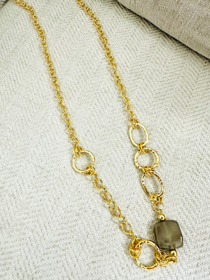 Gold Plated Long Necklace