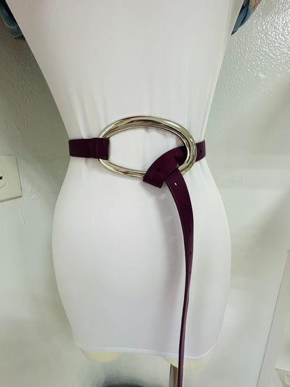 Wine Tie Looped Rope Belt