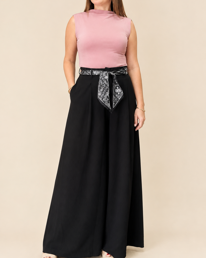 Bandana Black  Palazzo Pants