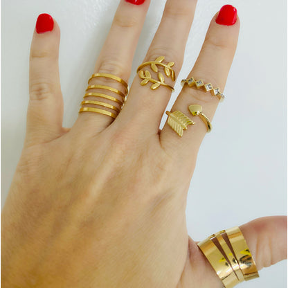 Fashion Gold Plated Rings