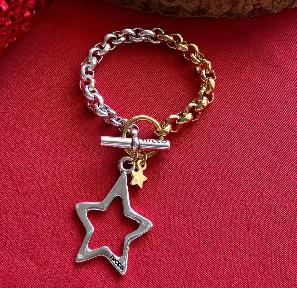 Tucco Gold /Silver Star Bracelet